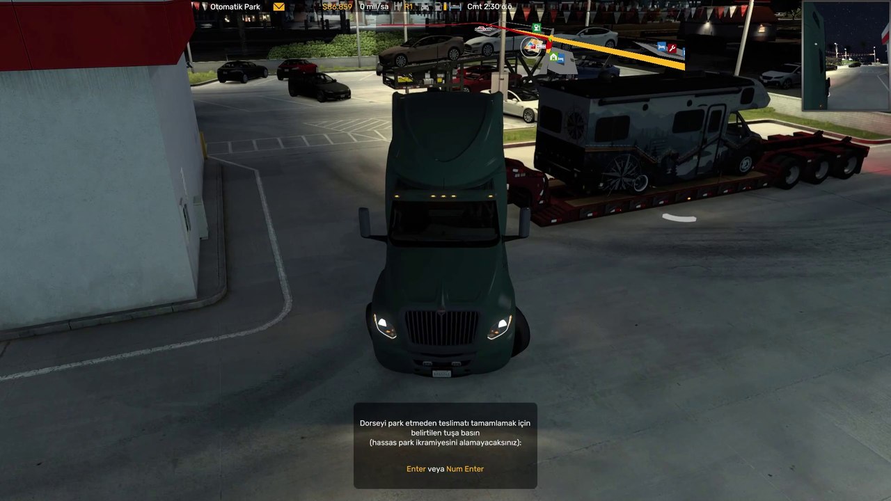 Caravan - Exit: SantaMaria * Destination:Bakersfield #Trucks #ETS2 -American Truck Simulator