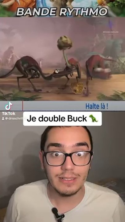 Je double Buck dans L'Âge de glace 3 : Le Temps des dinosaures ️