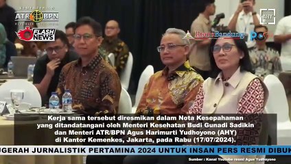Kementerian ATR BPN Menandatangani Nota Kesepahaman dengan Kementerian Kesehatan Guna Amankan Aset Negara