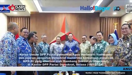 Partai Demokrat Diskusikan Biaya Politik dan Peran Wakil Rakyat dengan Pimpinan MPR RI