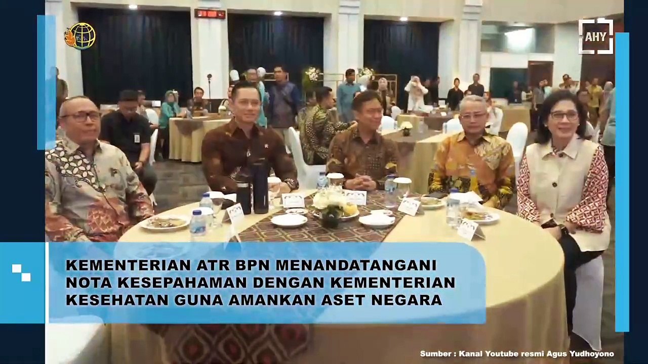 Kementerian ATR BPN Mendatangi Nota Kesepahaman dengan Kementerian Kesehatan Amankan Aset Negara