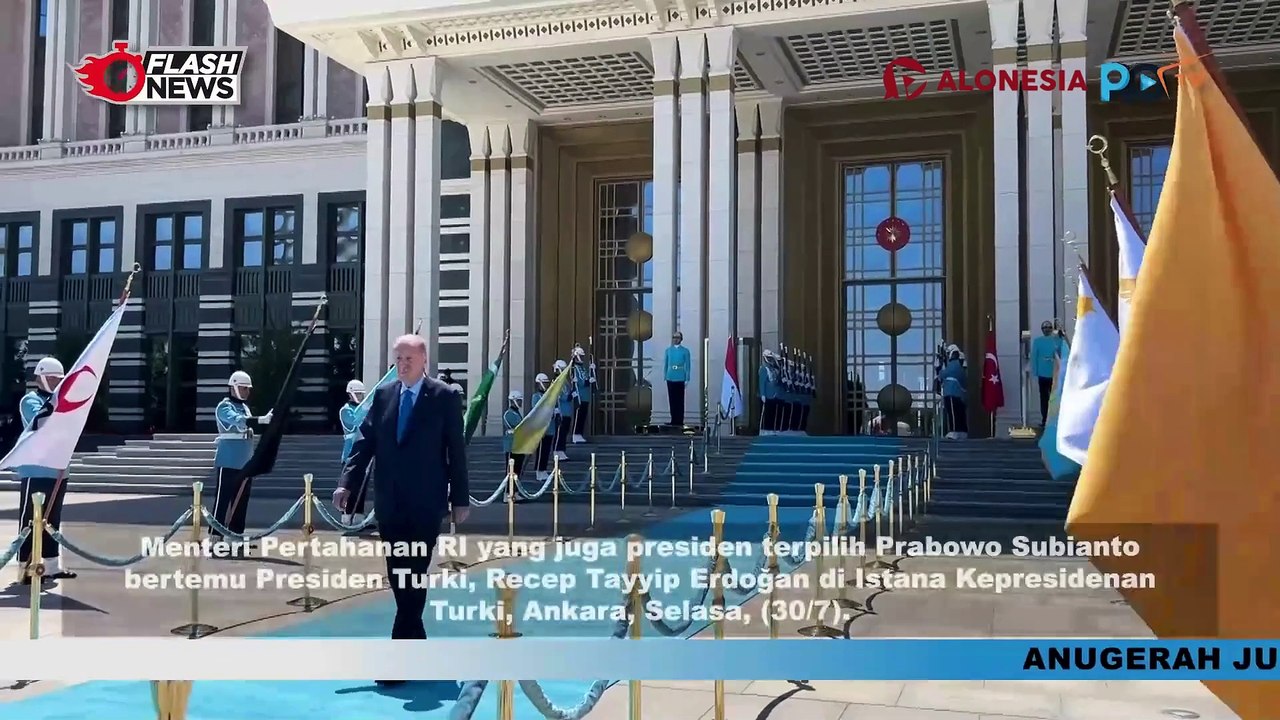 Prabowo Temui Presiden Turki, Erdogan Bahas Kemitraan Strategi Kedua Negara