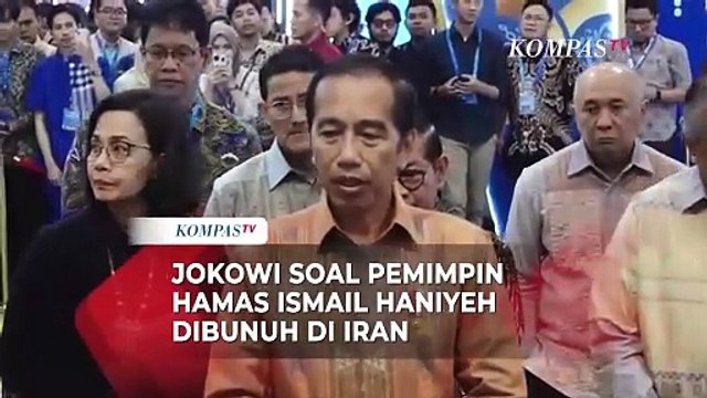 Jokowi Kecam Keras Aksi Pembunuhan Pimpinan Hamas Ismail Haniyeh di Iran