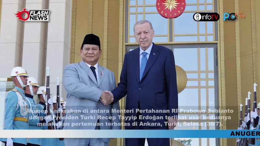 USAI BERTEMU, ERDOGAN ANTAR LANGSUNG PRABOWO HINGGA KE MOBIL