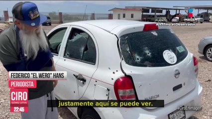 “59 tiros me dieron: Periodista “El Wero” Hans sale del hospital tras atentado en Sonora