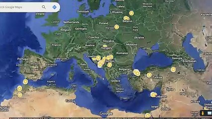 All the places I have been until 2024