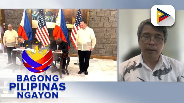 Panayam kay Maritime Law Expert/Director Atty. Batongbacal ng U.P. Institute for Maritime Affairs and Law of the Sea patungkol sa 2 + 2 Ministerial Dialogue ng Pilipinas at Amerika, na unang beses na idinaos dito sa bansa