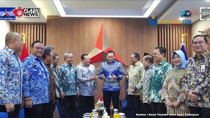 PARTAI DEMOKRAT TERIMA KUNJUNGAN PARA PIMPINAN MPR RI BAHAS BIAYA POLITIK DAN PERAN WAKIL RAKYAT
