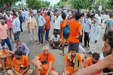 मालाखेड़ा: रोडवेज बस की टक्कर से 1 कावड़िये की हुई मौत, लगाया जाम