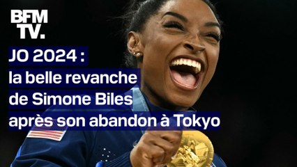 JO 2024: la belle revanche de la gymnaste américaine Simone Biles après son abandon à Tokyo