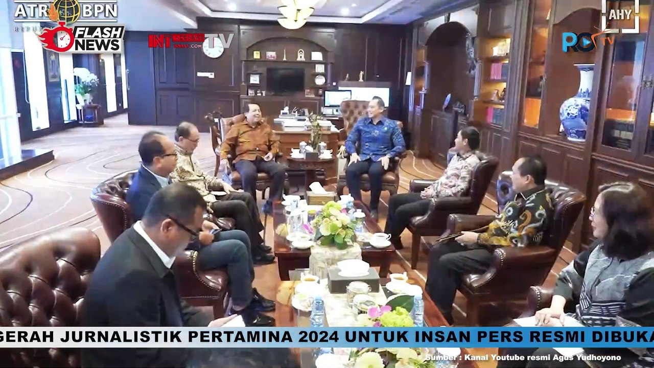 AHY Temui Ketua MA Bahas Sertifikasi Hakim Untuk Tingkatkan Peradilan Pertanahan