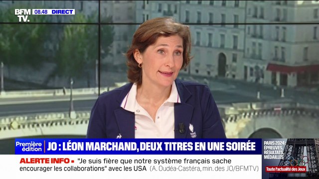 On a des Jeux qui sont iconiques : Amélie Oudéa-Castéra évoque une dynamique pour les JO et un sentiment de fierté