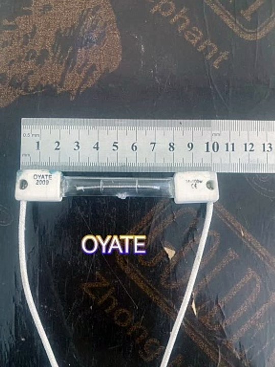 OYATE 24v 100w infrared halogen heat lamps used in Digital Printer