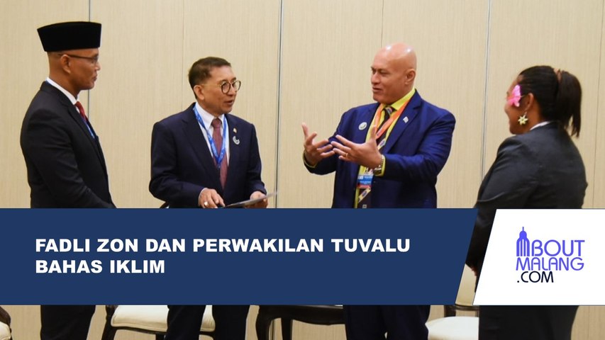 FADLI ZON MENGADAKAN PERTEMUAN DENGAN PERWAKILAN TUVALU UNTUK MEMBAHAS ISU PERUBAHAN IKLIM