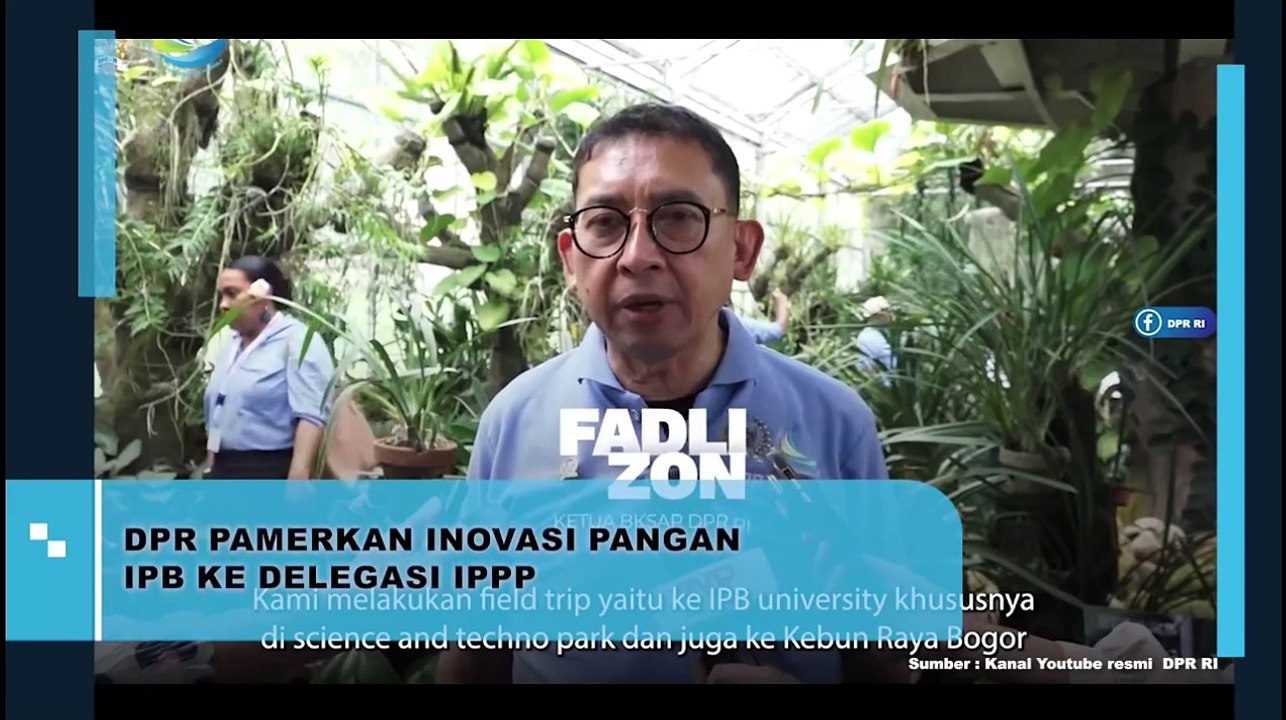 DPR Lakukan Field Trip Pamerkan Inovasi Pangan IPB Ke Delegasi IPPP