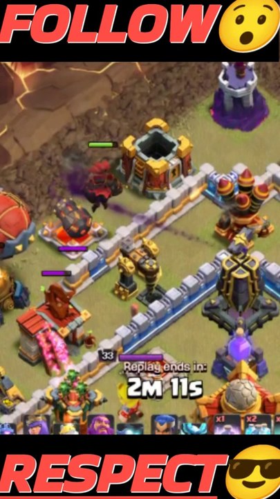 TOWNHALL 16 STRATEGY battle BLIMP & SUPER archer  ( CLASH KF CLANS )