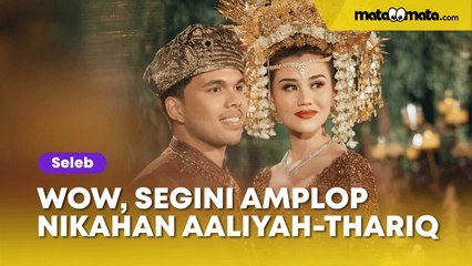 Aaliyah dan Thariq Halilintar Spill Hasil Amplop Nikahan, Totalnya Bisa buat Modal Bulan Madu