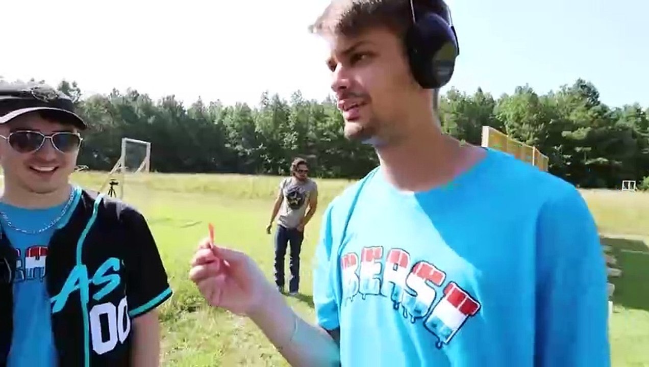 Can 50,000 Magnets Catch A Cannon Ball.