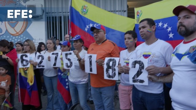 Opositores venezolanos protestan contra el fraude y valoran apoyo de Panamá a su causa