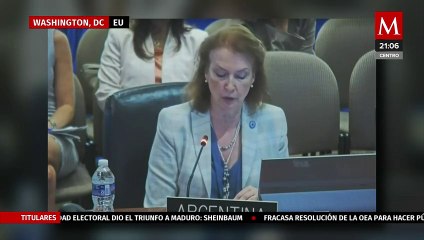 OEA no alcanzó consenso para hacer públicas las actas electorales de Venezuela