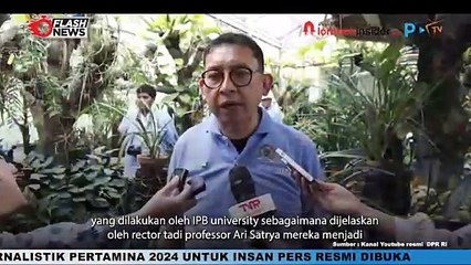 DPR PAMERKAN INOVASI PANGAN  IPB KE DELEGASI IPPP