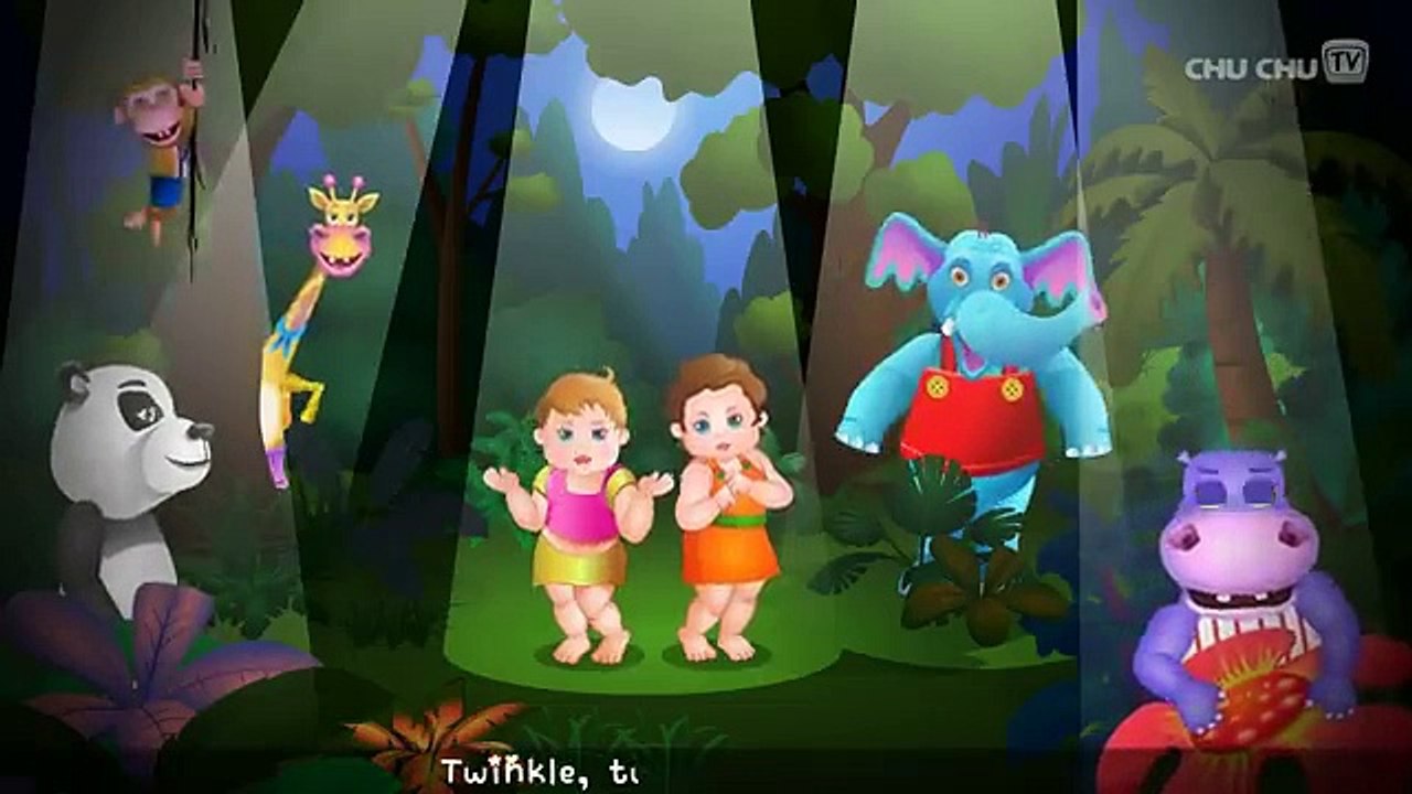 Twinkle Twinkle Little Star Rhyme with Lyrics - English Nursery Rhymes Songs for Children(360P)