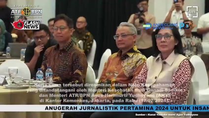 KEMENTERIAN ATR BPN MENANDATANGANI NOTA KESEPAHAMAN DENGAN KEMENTERIAN KESEHATAN GUNA AMANKAN ASET NEGARA