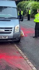 Anti-Israeli protestors cause chaos at drone engine factory in village