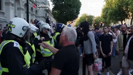 WATCH: Over 100 arrested during protests near PM's residence after Southport tragedy