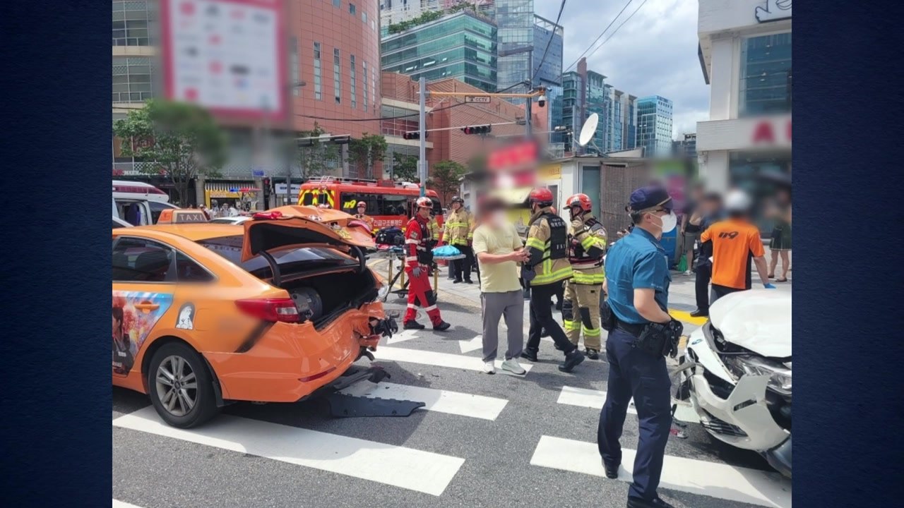 [단독] 대낮 음주운전에 시민 4명 부상...음주 운전자 검거 / YTN
