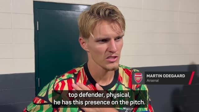 'Top defender' Calafiori could give Arsenal an edge - Odegaard