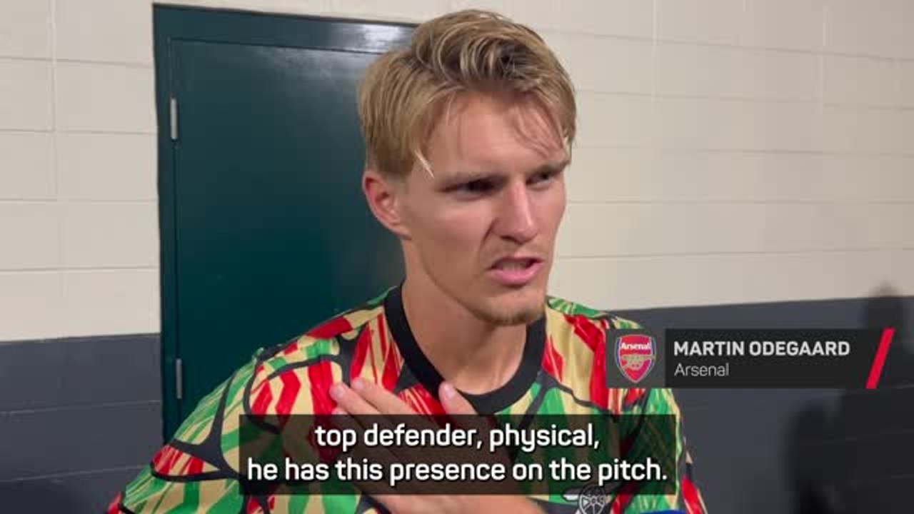 'Top defender' Calafiori could give Arsenal an edge - Odegaard