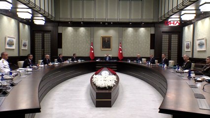 Cumhurbaşkanı Erdoğan başkanlığında Yüksek Askeri Şura Toplantısı