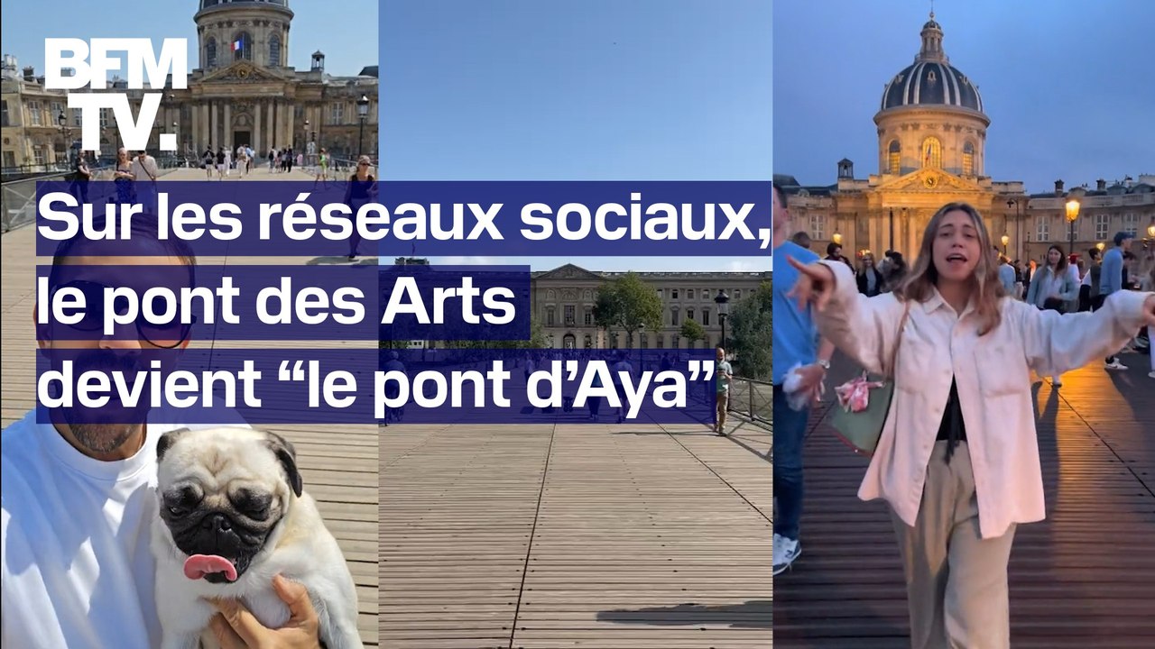Sur les réseaux sociaux, le pont des Arts devient “le pont d’Aya” Nakamura