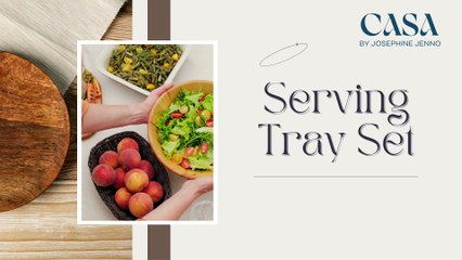 Stylish and Durable Serving Tray Set