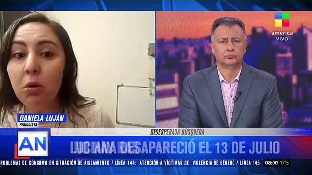Desesperada búsqueda: no hay rastros de Luciana Muñoz