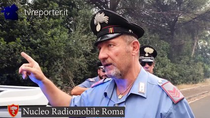 NUCLEO RADIOMOBILE  INCENDI A ROMA, LA CRONACA IN DIRETTA A BORDO DELLE AUTORADIO DEI CARABINIERI(2)