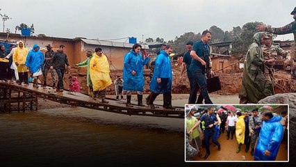 Download Video: Wayanad Landslides స్పాట్ లో Rahul Gandhi వయనాడ్ లో రాహుల్, ప్రియాంక పర్యటన | Oneindia Telugu