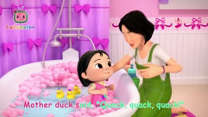 Five Little Ducks in the Bath Song! - CoComelon Nursery Rhymes & Kids Songs