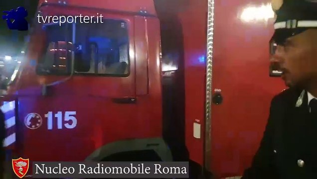 NUCLEO RADIOMOBILE INCENDI A ROMA, LA CRONACA IN DIRETTA A BORDO DELLE AUTORADIO DEI CARABINIERI(10)