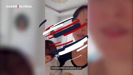 Ezgi Mola ile oğlu, İsmail YK şarkısıyla eğlendi! O anlara beğeni yağdı