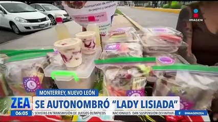 Mujer en silla de ruedas de autonombra "Lady Lisiada"
