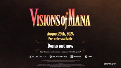 Visions of Mana Official Demo Announcement Trailer