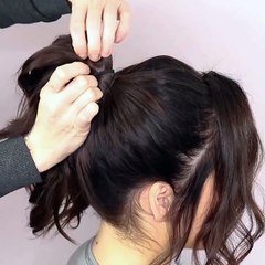 Voluminous ponytail hack!...