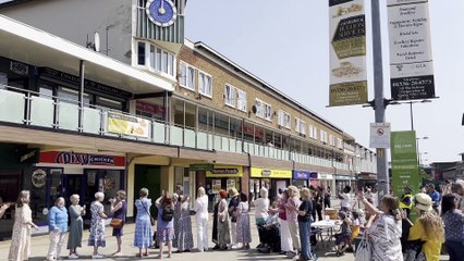 Corby’s iconic town centre clock rings out for first time in 25 years