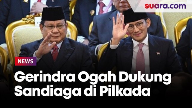 Dulu Partner Prabowo di Pilpres, Gerindra Telak-telak Ogah Dukung Sandiaga Jika Maju Pilkada Jakarta, Kenapa?