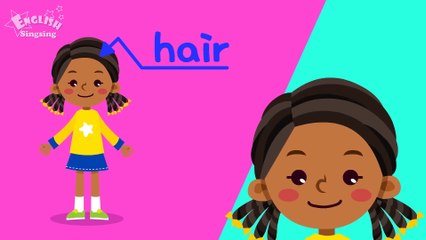 Kids vocabulary - Body - parts of the body - Learn English for kids - English educational video