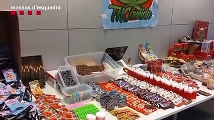 Desarticulado un grupo criminal que fabricaba y vendía snacks y golosinas con cannabis