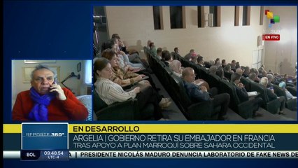 Argelia retira su embajador de Francia por el apoyo al plan marroquí