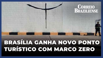 MARCO ZERO DE BRASÍLIA É SINALIZADO NO BURACO DO TATU
